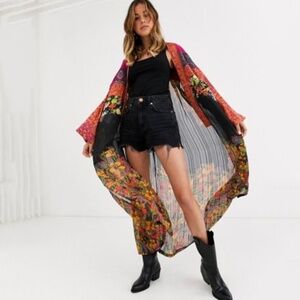 Free People The Young Love Kimono Robe Size XS / Small